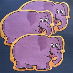 Vintage 90s Note Stationery Frank Shaffer Turtle Mouse Elephant Paper Sheets Lot