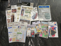 Mixed Lot Scrapbook Stickers Travel London Rome New York Paris Jolee’s Boutique