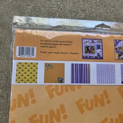 Chuck E Cheese Scrapbook Kit 2005 Blue Sky Designs Pages 12 x 12 COMPLETE New