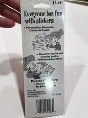Vtg American Greetings Sticker World 3-D HOLOGRAMS Stickers BUGS Butterfly