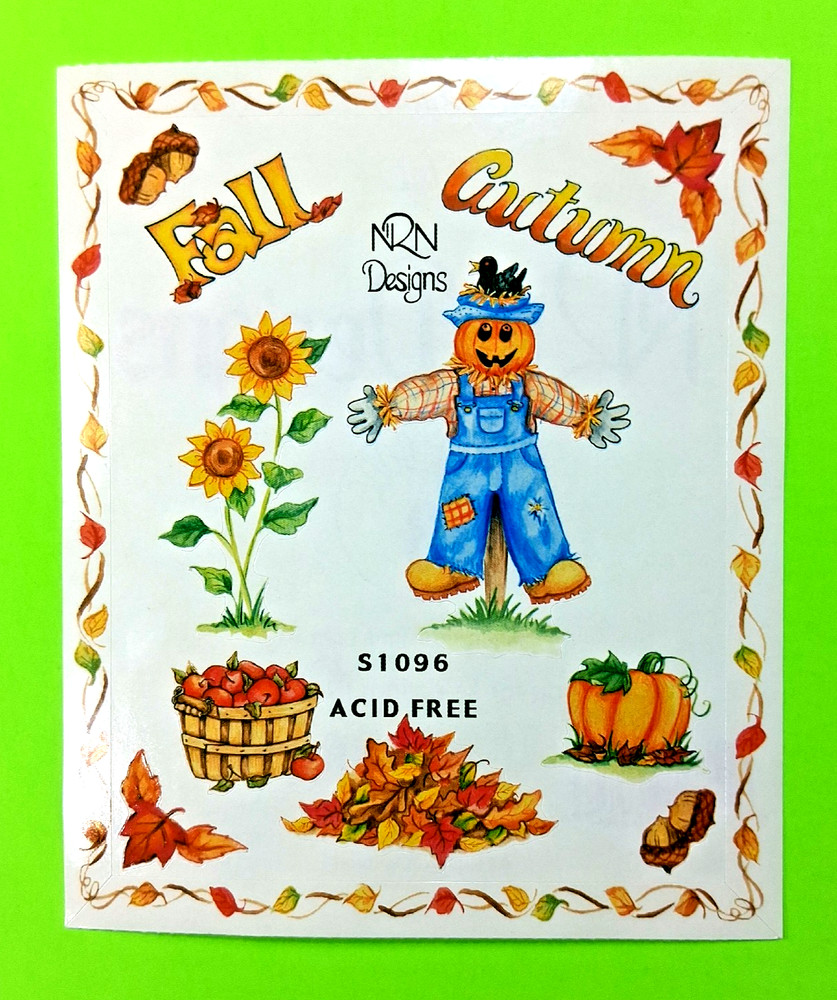 Fall Autumn NRN Designs Sticker Sheet