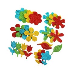 Sparkling Number Star Heart Flower Sticker for Kid Craft Birthday Decoration