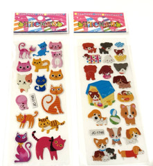 Cat Dog Stickers Puppy Kitty Dog House Pet Feline Animals JC1745 JC1746 NEW READ