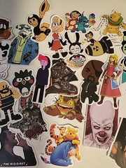 Assorted Cartoon Sticker Pack for Kids Teens Adults Water Bottles Laptop