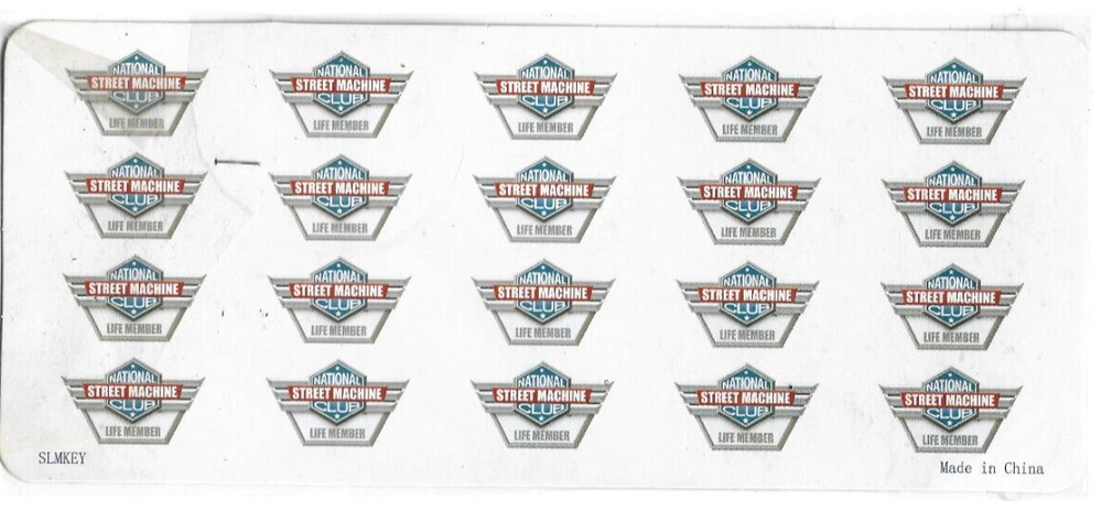 Old Bike Club Harley Davison stickers «Sweet Machine» 20 in all