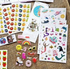 Large Lot Of Scrapbook Stickers Journals 22 Pkgs & 27 Sheets