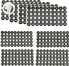 12 Sheets 1 to 200 Vinyl Number Stickers Consecutive Number Stickers 3 Sets 1 In