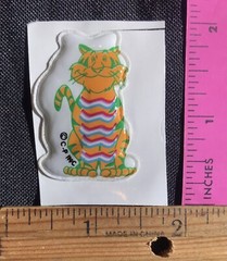 Lot of UNOPENED PACKAGED 6 pieces VINTAGE PUFFY STICKERS kids fun party favors