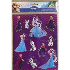 Disney Frozen Sticker Sheet Hot Stamp 8×10 Inch Elsa Olaf Anna
