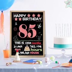 Joycard 85th Birthday Card with Envelope, 85th Birthday Decorations for Women…