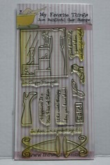 MFT My Favorite Things Window Shopping Clear Stamps Shoes Friends Retired