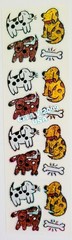 HAMBLY STUDIOS PRISMATIC STICKERS DOGS, PETS, DOG BONE, CARTOON, RETIRED VINTAGE