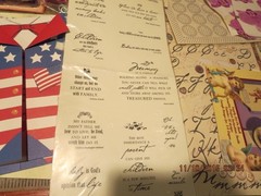 MIXED LOT OF CRAFTS-STICKERS-LETTERS-STENCILS–AND MORE–4 LBS.–#T 17A-5