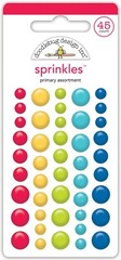 Crafts Doodlebug Sprinkles Dots Primary Colors Red Blue Green Yellow Large Small