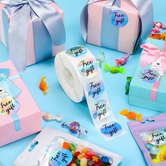1000 Holographic Customer Appreciation Stickers – Colorful Round Adhesive Labels