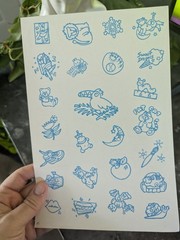 Vintage 80s 90s Color Your Own Stickers Sheets Lot Of 21 Pages Rainbows Bears