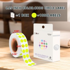 1/4 Inch Circle Sticker Labels,1000 Stickers Round Color Coding Circle Dots S…