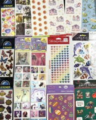 Vintage sticker bundle- new in package