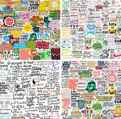 539 Inspirational Words Stickers 4 Adults Motivational Quotes Teen Kids Teachers