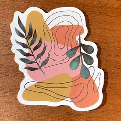 50pcs BOHEMIAN stickers, BOHO CHIC, Boho, Girly, pink, feminine, flowers retro