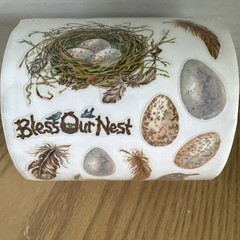 PSX Designs Bless Our Nest Stickers Sticker Roll Vintage 2001 RARE