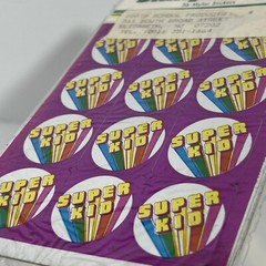 Vintage 80s Stickers CTP Foil Mylar Super Kid Pack of 36 Shiny~Time Mirror NOS