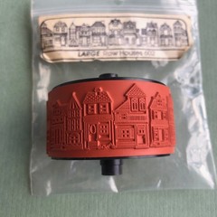 Rollagraph Rubber Wheel Stamp – San Francisco Large Row Houses 602 Design