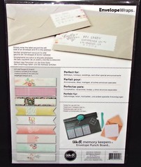 Envelope Wrappers Floral & Kraft Themed 36pcs 2 of each by We R memory keepers
