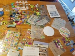 Large Lot of Assorted Scrapbook Stickers Accessories and More