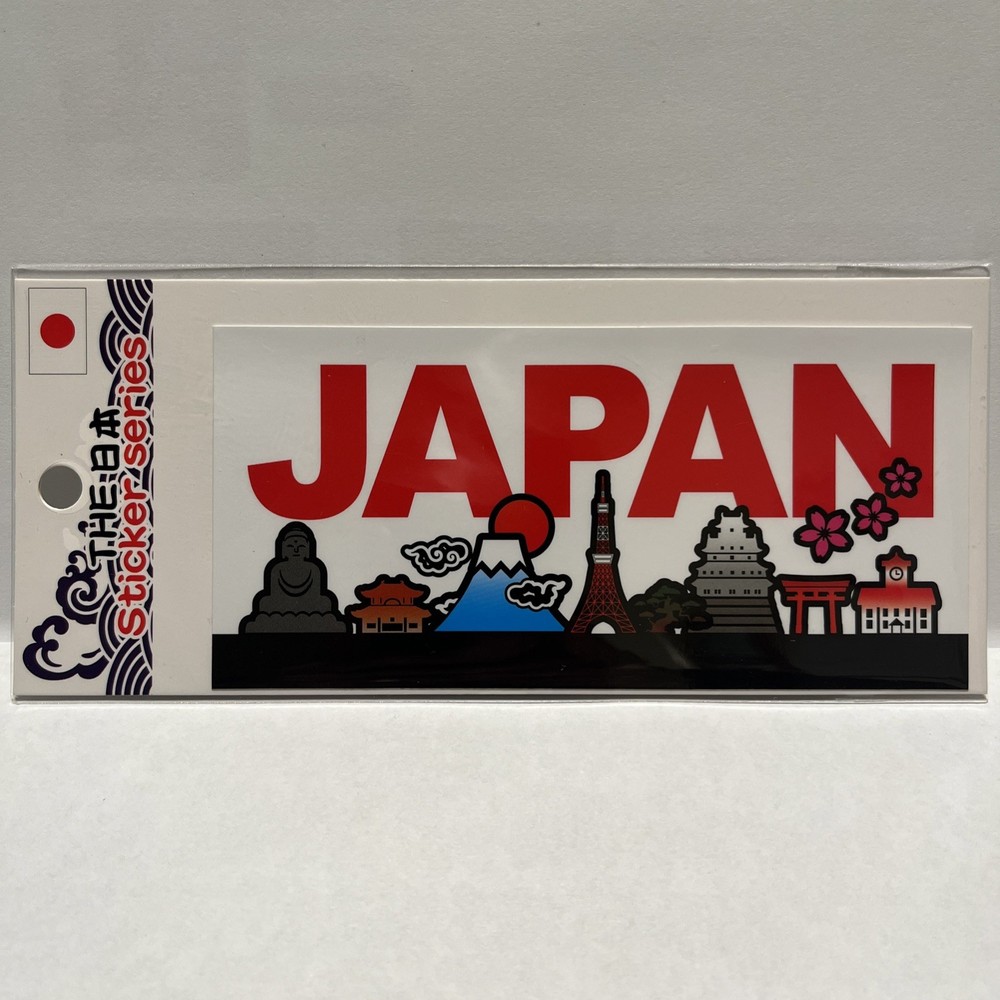 Japan Tourist Destinations Sticker. (NEW)