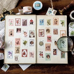 400 Pcs Vintage Journaling Supplies Scrapbook Paper for Junk Journals Planner