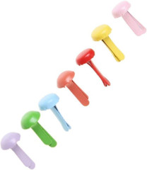 200 Pcs Multicolor Mini Brads, Multicolor Mix Metal round Brads for Paper Craft