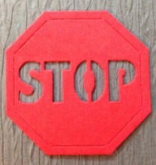 STOP SIGN Die-Cut Approx.1.5″x 1.5″(6pc)Travel•Vacation•Road Sign•Do Not Enter