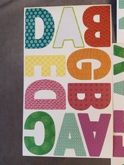 Me and My Big Ideas MAMBI Sticks 3.25in Alphabet Numbers Stickers USED 90 left