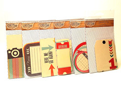 Chic Tags SEALED 6 Pkg Lot ROAD TRIP Journaling Tags ATCs Mixed Media Scrapbooks