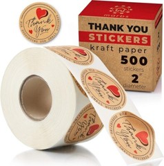 Thank You For Supporting Our Small Business 2 Inch Self Adhesive 500 Label Roll
