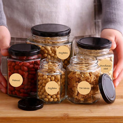 500PCS Kraft Circle Stickers, 1.5 Inch round Blank Garage Sale Price Stickers, K