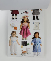 American Girl Crafts Sticker Pad Mini Paper Doll Book Lot Stocking Stuffer Party