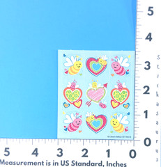 Carson Dellosa Love Bugs Hearts & Bees Mini Sticker Sheets Lot Of 5