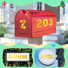 Letter Stickers Large Bulletin Board Letters for Classroom, 12 Sheets 150 Pcs Al