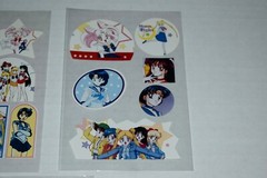 vintage 1990s SAILOR MOON sticker lot of 34
