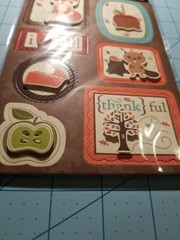 Imaginisce Brand:Scrapbooking Thanksgiving 2 Sticker Stackers & 1 Chipboard, NEW