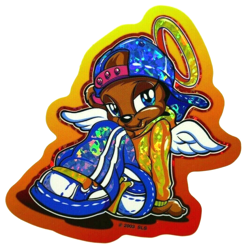 Cute Angel Animal Prism Vintage Vending Sticker #5 of 15