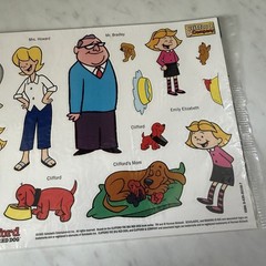 NOS Clifford The Big Red Dog Stickers Scholastic Vintage 2001 Sealed Scrapbook