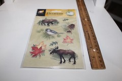 American Traditional Designs Elevations Dimensional Stickers Woodland Earthtones