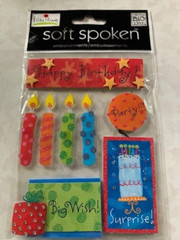 SOFT SPOKEN ME & MY BIG IDEAS 3D STICKERS HAPPY BIRTHDAY ELLEN – BIRTHDAY