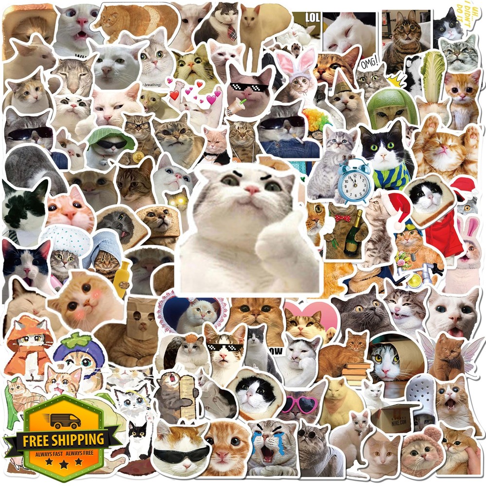 ABGAILZZ 227Pcs Cute Cat Stickers