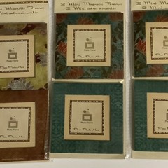 Colorbok MINI MAGNETIC FRAMES Lot Of 8 Frames Opened 4 Packages Of 2 Each 2008