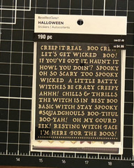 Recollections Foil or Holograph HALLOWEEN Sticker Packs – 6 sheets per pack