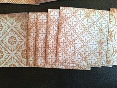 100pc Vint Scrapbooking Craft Papers 3 1/4 X 3 1/4 In Beige & White Patterns